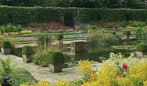 Kensington Palace sunken gardens